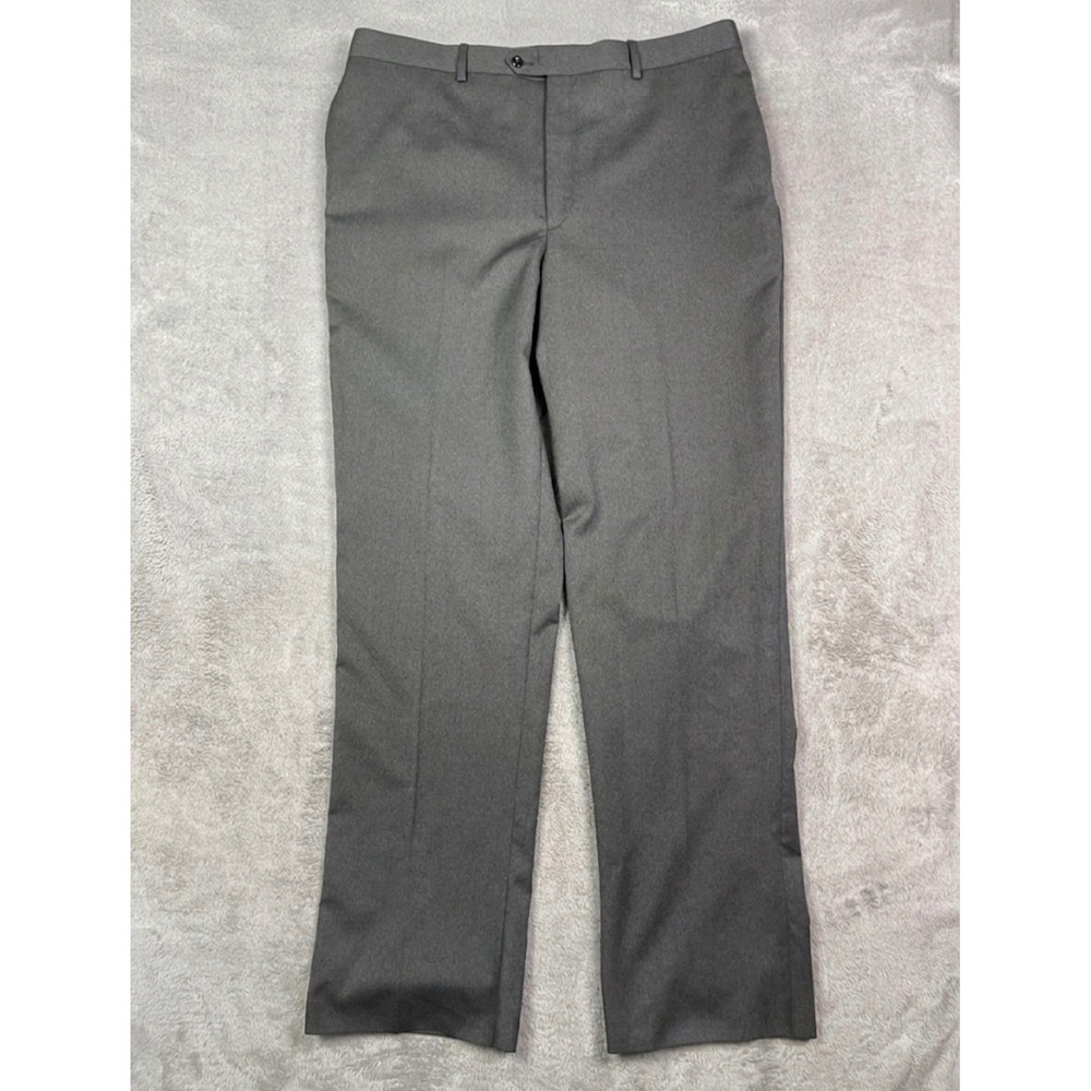 NWT Jos. A. Bank Executive Collection Wool Dress Pants Gray 42 Reg Unhemmed